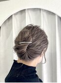 バレッタを使った簡単アレンジ◎