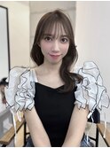 上品韓国ヘアラベンダーグレージュ