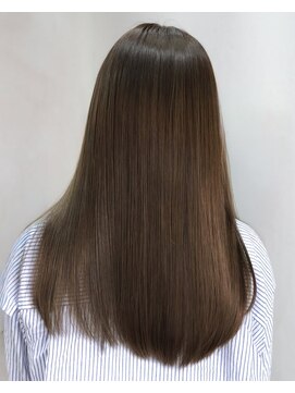 アリー 原宿 表参道(ALLY) ALLY濱田　ブリーチ無しカラーミルクティーベージュ