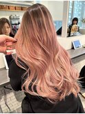 ハイライトバレイヤージュダブルカラーケアブリーチ20代30代40代