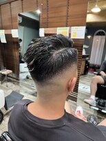 スタンドバーバー 柏(STAND BARBER)&nbsp;サーフカール/スパイキーショート/ブルーブラック/柏<理容室>