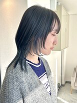 ヴィア 京都烏丸(Via)&nbsp;インナーブルー/ネイビーブルー/ウルフ/髪質改善/ブリーチ