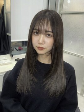 吉岡Style/ストレートでも可愛いレイヤー/透け感アディクシー