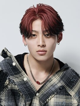 ルースト 京都四条大宮店(ROOST) MEN'S HAIR/エンドカラーワインレッド