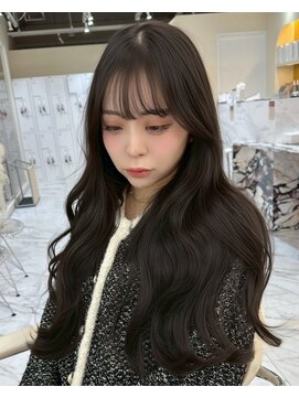 シェノン サントル(CHAINON CENTRE) 梅田/黒髪/クラゲヘアー/オリーブグレー/小顔/ココアベージュ