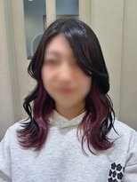 アプリ 南浦和(appri)&nbsp;インナーカラー/ピンクラベンダー/ケアブリーチ/レイヤーカット