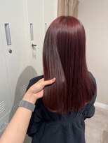 ハイレート ウニクス川越店(Hairate) 【Hairate本川越】大人可愛いチェリーレッド