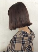 切りっぱなしダークパープルアッシュ