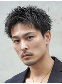 波巻きツイストスパイラルルーズパーマアクティブショート渋谷