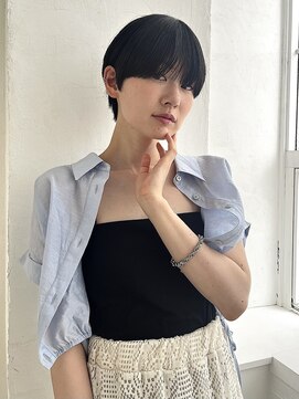 メルト 吉祥寺(melt) ハンサムショート前髪カット吉祥寺こなれ小顔カット20代透明感
