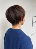 大人可愛いマッシュショート丸み◎30代40代50代60代