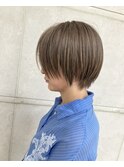 ミルクティーベージュ×ショートグラボブ