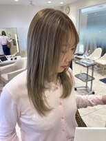 ケンジ 平塚 アネッタ(KENJE annetta)&nbsp;ワンホンレイヤー/ミルクティーブロンド/ダークブルー/平塚