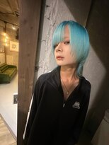 コエル(KOER)&nbsp;275. ニュアンスウルフ/卵型/ブリーチアクア/カラー