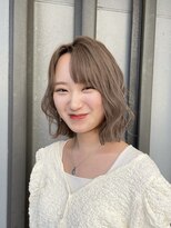カイノ 福岡天神店(KAINO)&nbsp;大人くびれボブ×透明感ベージュ