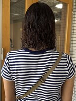 マルソー&nbsp;岡山ボブニュアンスパーマ髪質改善トリートメントレイヤー