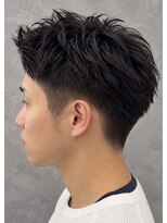 ピボット 与野西口店(pivot)&nbsp;躍動感×爽やかフェードで魅せる束感メンズショート