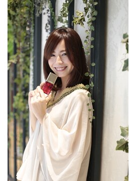 美容室 パルス 静岡鷹匠店(PALS) ナチュラルストレート小顔バング