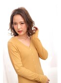 大人可愛いクセ×ゆるカールボブ【十条　HAIR LOUNGE emu】