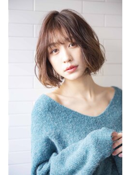 サングース(Sungoose) sungoose tokyoココアブラウン大人かわいいフリンジウェーブ