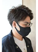 【SALON】アッシュグレージュ 刈り上げショート 青木晃平