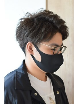 サロン(SALON) 【SALON】アッシュグレージュ 刈り上げショート 青木晃平