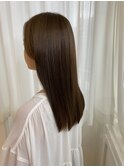 20代、30代、40代、髪質改善トリートメント艶感ストレート透明感