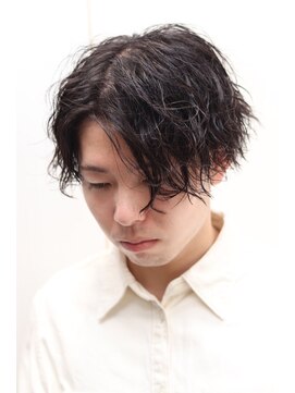 ヘアーアンドグルーミング ヨシザワインク(HAIR&GROOMING YOSHIZAWA Inc.) センターパート緩めツイストスパイラルパーマツーブロック