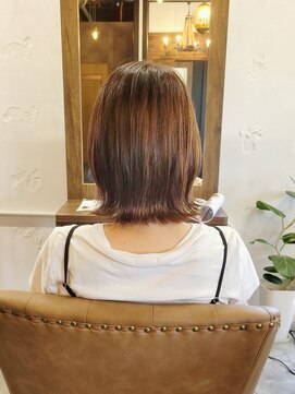 ベレッタ 松井山手店(veretta.) 【ラフ感】可愛い♪外ハネスタイル 【増尾 久美】