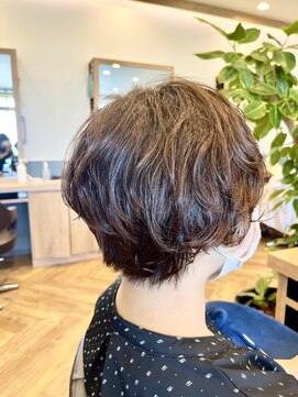 シーバイシオン(Sea by sion) ベージュ/ゆるふわパーマ/ショート/20代/30代/40代/50代