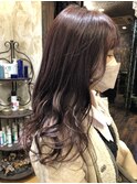 透けアッシュピンク
