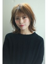 ルーカ 恵比寿(LU-CA)&nbsp;20代30代40代小顔ミディアムレイヤーひし形　恵比寿