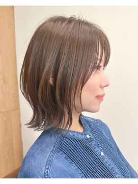 ルエ(rue) 外ハネボブインナーカラー小顔ウルフカット20代30代40代まとめ◎