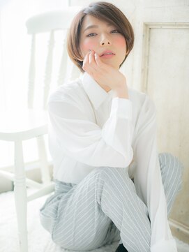 モッズ ヘア 福岡姪浜店(mod's hair) mod's姪浜/シルキーベージュステップボーンカットマッシュボブh