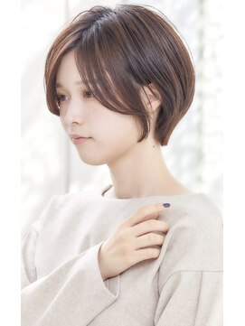 ミチオ ノザワ ヘアサロン ギンザ(Michio Nozawa HAIR SALON Ginza) 似合わせカット×小顔丸みショートボブ【瀧上丈司】