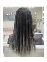 ヘアメイク アージュ 大野城 下大利店(HAIR MAKE age)&nbsp;ストレートロング×グラデーションカラー　20代30代40代