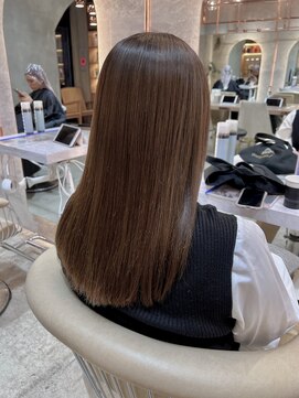 ロンド エスポワール 錦糸町(Lond espoir) 〇髪質改善縮毛矯正シルキーストレート艶感イノアカラー