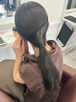 ヘアーアイスカルテット(HAIR ICI QUARTET) 大人美人アッシュオリーブショコラアッシュ韓国ヘアモテ髪