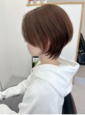 大人可愛い20代30代40代丸みとくびれショートボブ◎