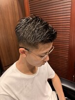 プラウド(PROUD)&nbsp;サイドパート　フェード　七三　田町　理容室　床屋　顔剃り