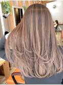 ハイライトダブルカラーバレイヤージュカラーインナーカラー
