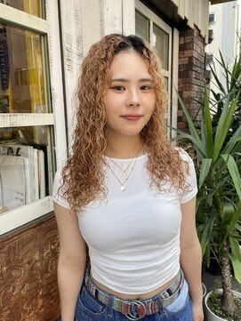 アンドピース and peace hard spiral perm