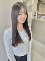 ヘアー アイス 御器所本店(HAIR ICI) 20代30代40代髪質改善カラーショコラアッシュ艶感ロング
