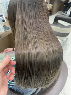 アッシュ 下北沢店(Ash) 髪質改善縮毛矯正オリーブカラー