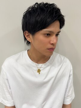 ネイロ 錦糸町(NeiRo) アッシュブラックカルマパーマベリーショートダークアッシュ