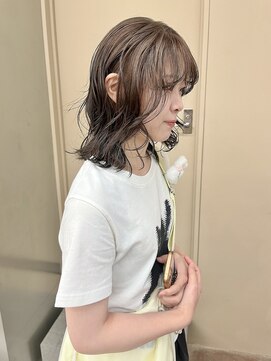 パークレーン アイス イヴェン(park lane ICI yeven) オリーブベージュ　ルーツカラー　/akari