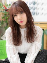 カバーヘア イヴ 戸頭店(COVER HAIR EVE)&nbsp;韓国風ロングレイヤーミルクティーピンクc5戸頭20代30代40代