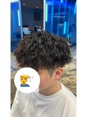 強めツイストスパイラルパーマ