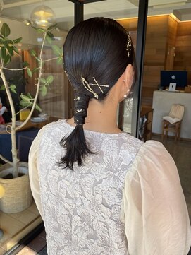 ヘア プロデュース キュオン(hair produce CUEON.) お呼ばれヘア×タイトヘア