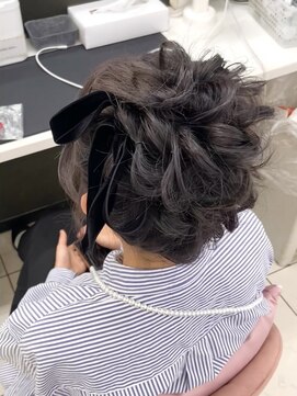 ランズ(LANDS) アップヘア【大阪 梅田 ヘアセット】
